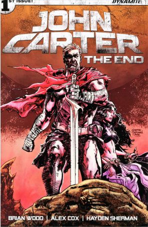 John Carter: The End 1D published by Dynamite with cover art by Gabriel Hardman