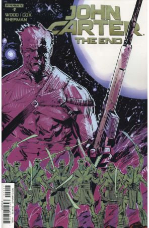John Carter: The End 2A published by Dynamite with cover art by Garry Brown