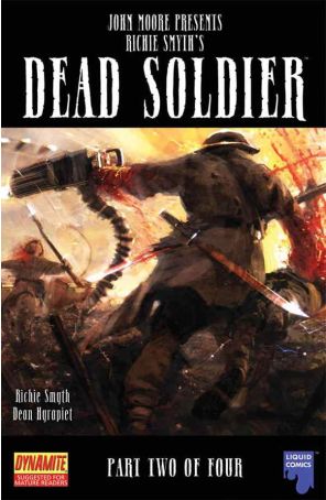 John Moore Presents: Dead Soldier 2 published by Dynamite with cover art by Romek Delimata