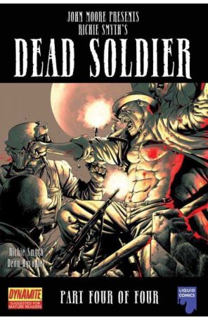 John Moore Presents: Dead Soldier 4 published by Dynamite with cover art by Romek Delimata
