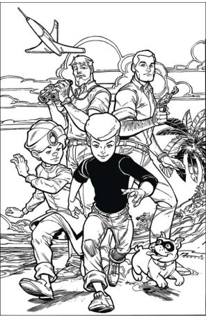 Jonny Quest (Dynamite) 1T published by Dynamite with cover art by Jae Lee