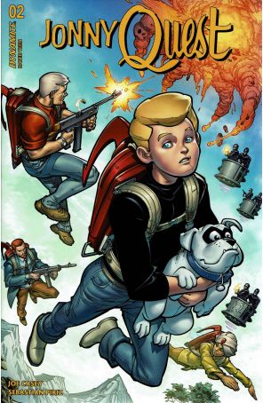 Jonny Quest (Dynamite) 2A published by Dynamite with cover art by Chad Hardin