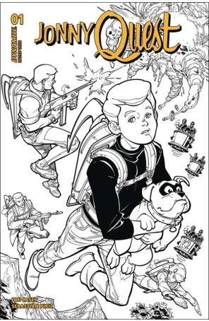 Jonny Quest (Dynamite) 2J published by Dynamite with cover art by Chad Hardin
