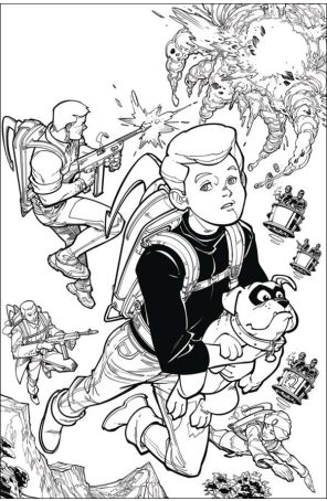 Jonny Quest (Dynamite) 2M published by Dynamite with cover art by Chad Hardin