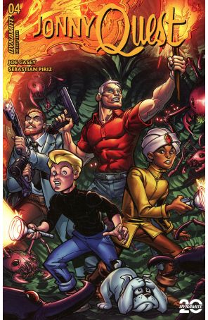 Jonny Quest (Dynamite) 4A published by Dynamite with cover art by Chad Hardin