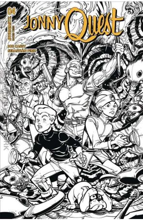 Jonny Quest (Dynamite) 4M published by Dynamite with cover art by Chad Hardin