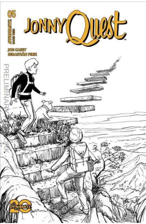 Jonny Quest (Dynamite) 5F published by Dynamite with cover art by Richard Pace