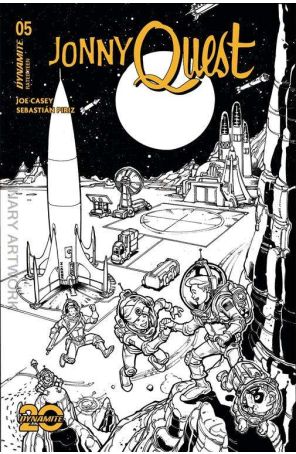 Jonny Quest (Dynamite) 5I published by Dynamite with cover art by Chad Hardin