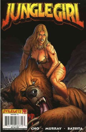 Jungle Girl (Dynamite) 4A published by Dynamite with cover art by Frank Cho