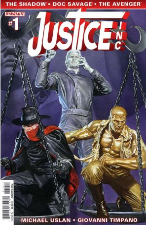 Justice Inc. (Dynamite) 1 published by Dynamite with cover art by Alex Ross