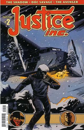 Justice Inc. (Dynamite) 2A published by Dynamite with cover art by Francesco Francavilla