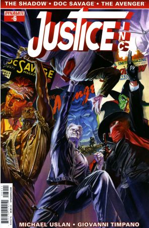 Justice Inc. (Dynamite) 6A published by Dynamite with cover art by Alex Ross