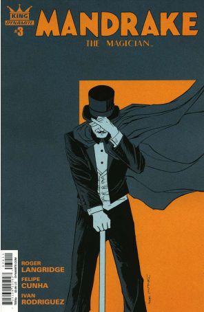 King: Mandrake the Magician 3A published by Dynamite with cover art by Declan Shalvey