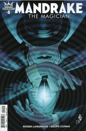 King: Mandrake the Magician 4A published by Dynamite with cover art by Jonathan Lau