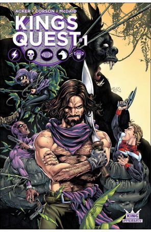 Kings Quest 1C published by Dynamite with cover art by Jonathan Lau