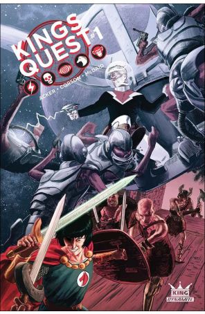 Kings Quest 1E published by Dynamite with cover art by Colton Worley