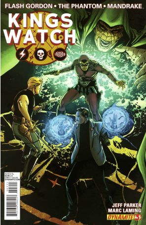 Kings Watch 3 published by Dynamite with cover art by Marc Laming