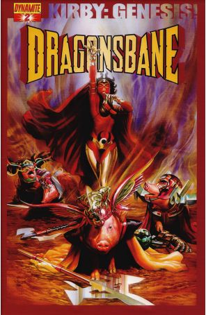 Kirby Genesis: Dragonsbane 2 published by Dynamite with cover art by Alex Ross