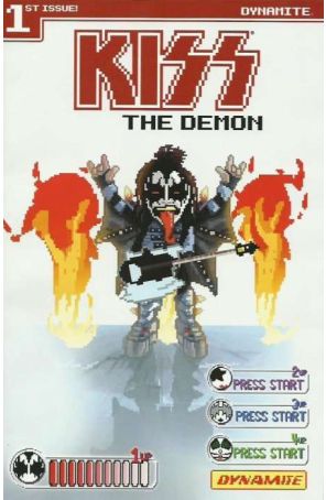 Kiss: The Demon 1C published by Dynamite with cover art by Michael Adams