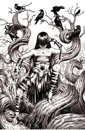 Lady Hel Strikes 2H published by Dynamite with cover art by Geebo Vigonte