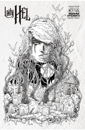 Lady Hel Strikes 4P published by Dynamite with cover art by Ken Haeser
