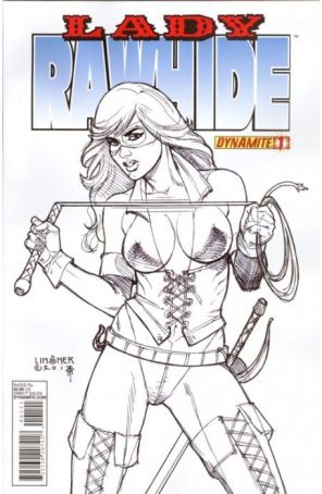 Lady Rawhide (3rd Series) 1A published by Dynamite with cover art by Joseph Michael Linsner