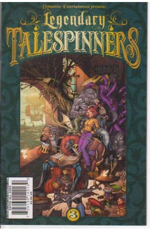 Legendary Talespinners 3A published by Dynamite with cover art by Nick Bradshaw