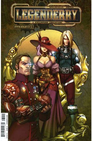 Legenderry: A Steampunk Adventure (Vol. 1) 3 published by Dynamite with cover art by Joe Benitez