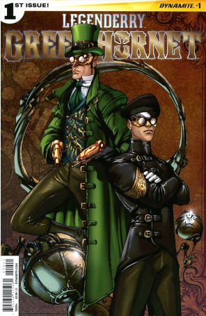 Legenderry: Green Hornet 1A published by Dynamite with cover art by Cedric Poulat