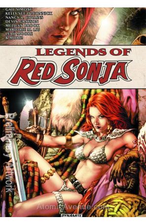 Legends of Red Sonja (Vol. 1) TPB 1 published by Dynamite with cover art by Jay Anacleto