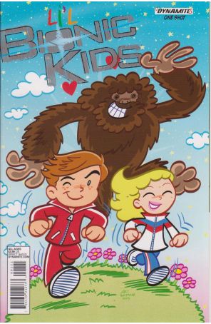 Li'l Bionic Kids 1 published by Dynamite with cover art by Art Baltazar