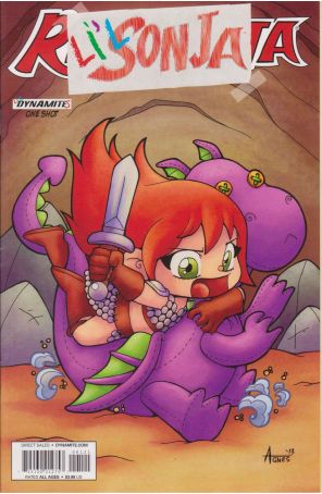Li'l Sonja 1A published by Dynamite with cover art by Agnes Garbowska