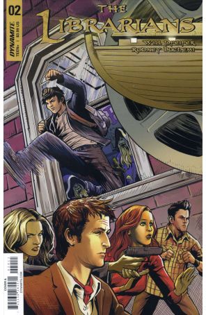 The Librarians 2A published by Dynamite with cover art by Karl Moline