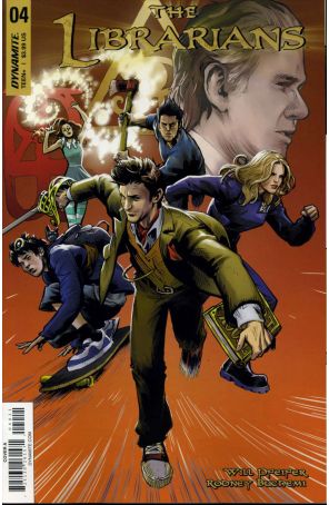 The Librarians 4A published by Dynamite with cover art by Karl Moline