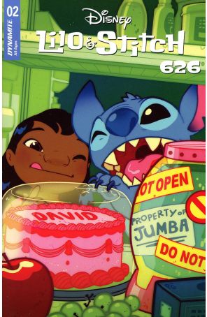 Lilo And Stitch 626 2A published by Dynamite with cover art by Paulina Ganuchea