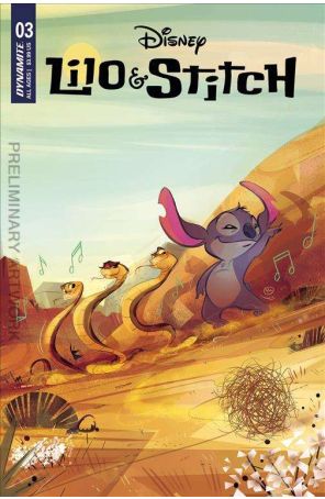 Lilo And Stitch 3A published by Dynamite with cover art by Nicoletta Baldari