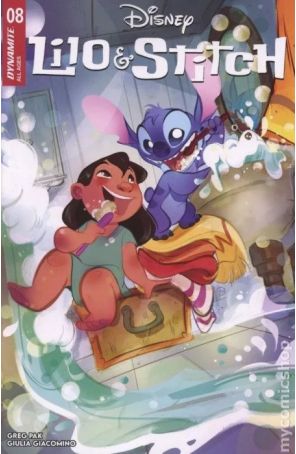 Lilo And Stitch 8A published by Dynamite with cover art by Nicoletta Baldari