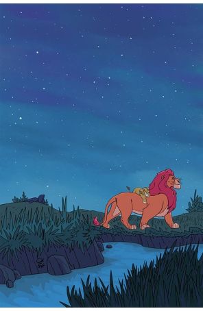 Lion King (Dynamite) 1J published by Dynamite with cover art by Jacob Edgar