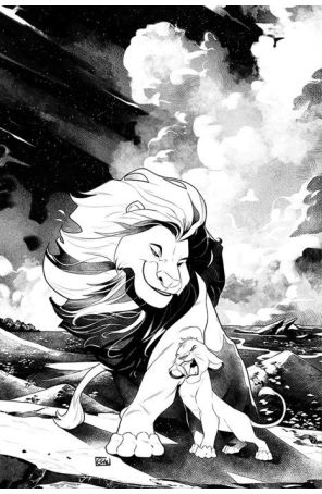 Lion King (Dynamite) 1K published by Dynamite with cover art by Edwin Galmon