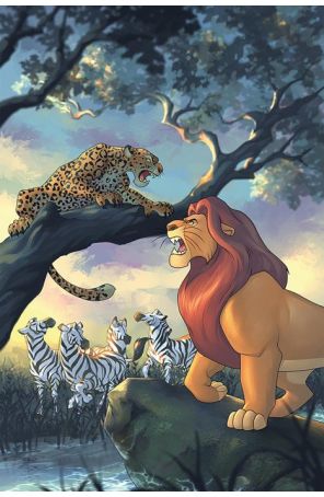 Lion King (Dynamite) 1L published by Dynamite with cover art by Meghan Hetrick