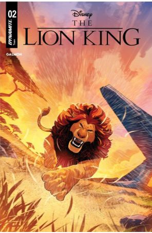 Lion King (Dynamite) 2A published by Dynamite with cover art by Edwin Galmon