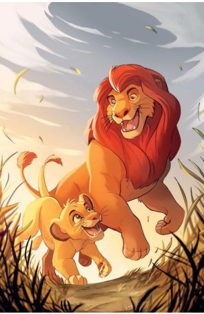 Lion King (Dynamite) 4G published by Dynamite with cover art by Arianna Consonni