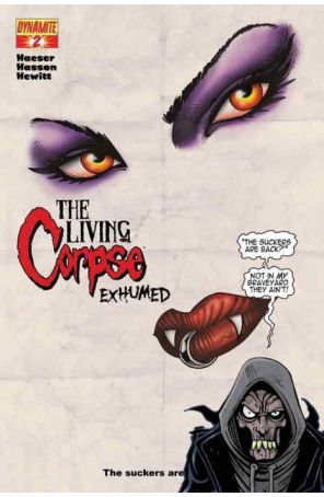 Living Corpse: Exhumed 2C published by Dynamite with cover art by Ken Haeser