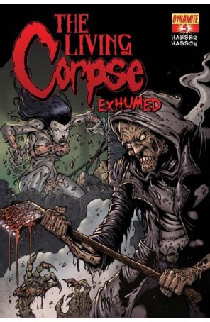 Living Corpse: Exhumed 5B published by Dynamite with cover art by Mark Kidwell