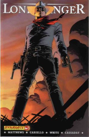 Lone Ranger (Dynamite) 5 published by Dynamite with cover art by John Cassaday