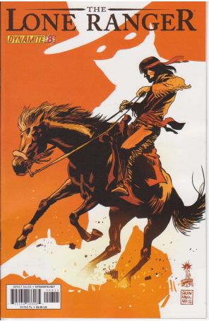 Lone Ranger (Dynamite, 2nd Series) 8 published by Dynamite with cover art by Francesco Francavilla
