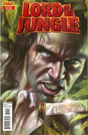 Lord of the Jungle 10 published by Dynamite with cover art by Lucio Parillo