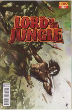 Lord of the Jungle 11 published by Dynamite with cover art by Lucio Parillo