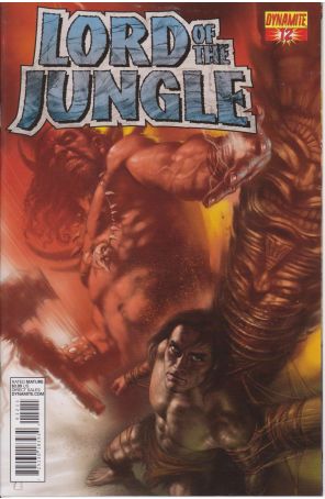 Lord of the Jungle 12 published by Dynamite with cover art by Lucio Parillo