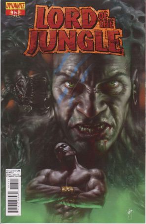 Lord of the Jungle 13 published by Dynamite with cover art by Lucio Parillo